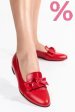 Mocasini rosii piele naturala 4pc60