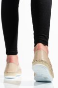 PANTOFI BEJ PIELE NATURALA APCKG02