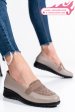 Pantofi bej piele naturala 231695np