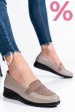 Pantofi bej piele naturala 231695np
