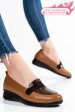 Pantofi maro piele naturala 231695np