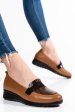 Pantofi maro piele naturala 231695np