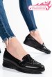 Pantofi negri piele naturala 231695np