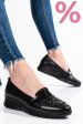 Pantofi negri piele naturala 231695np