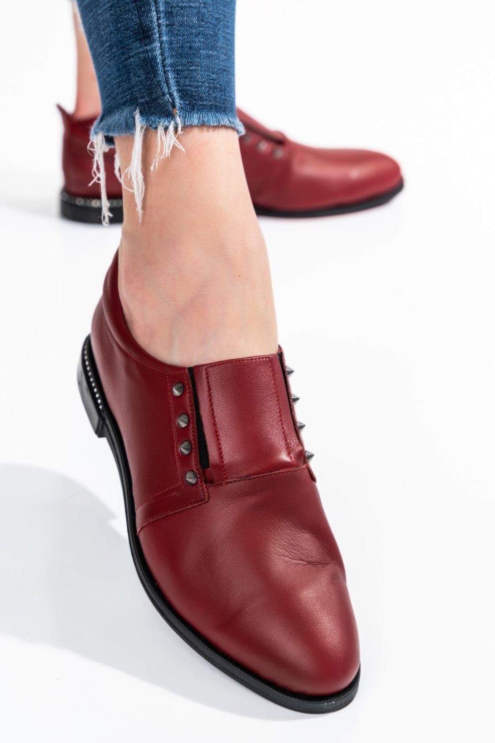 PANTOFI VISINU PIELE NATURALA 2PC019