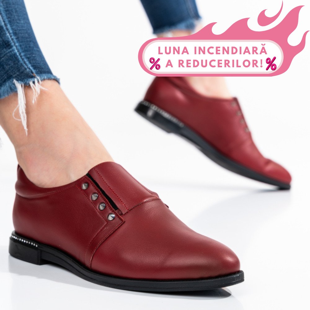 PANTOFI VISINU PIELE NATURALA 2PC019