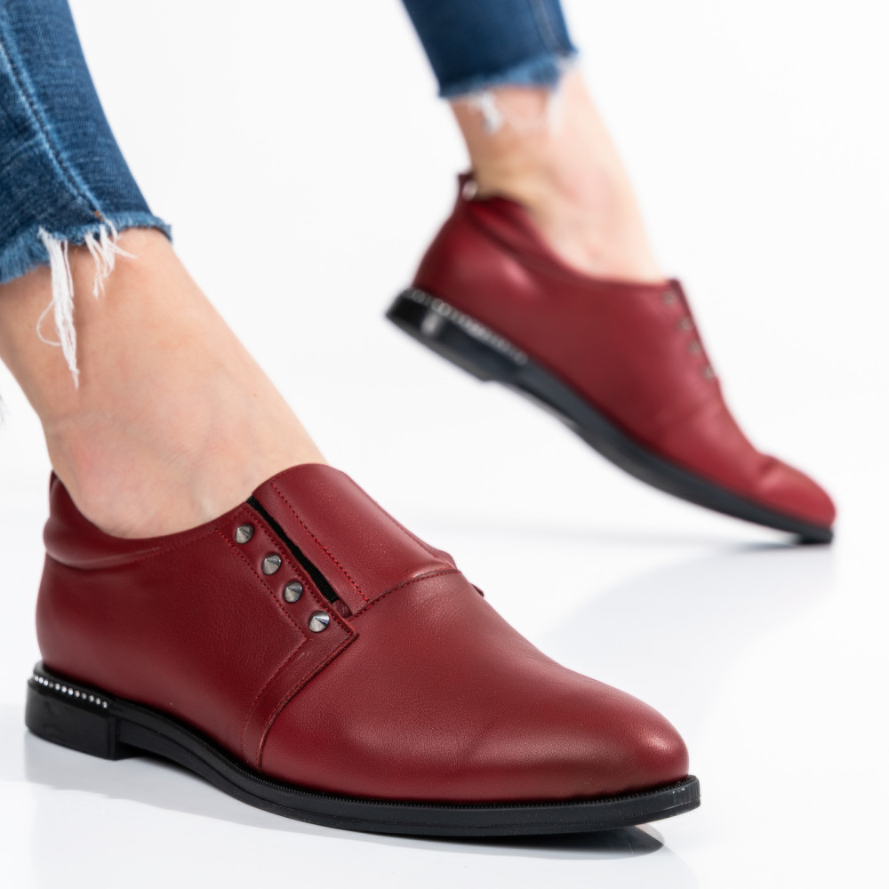 PANTOFI VISINU PIELE NATURALA 2PC019