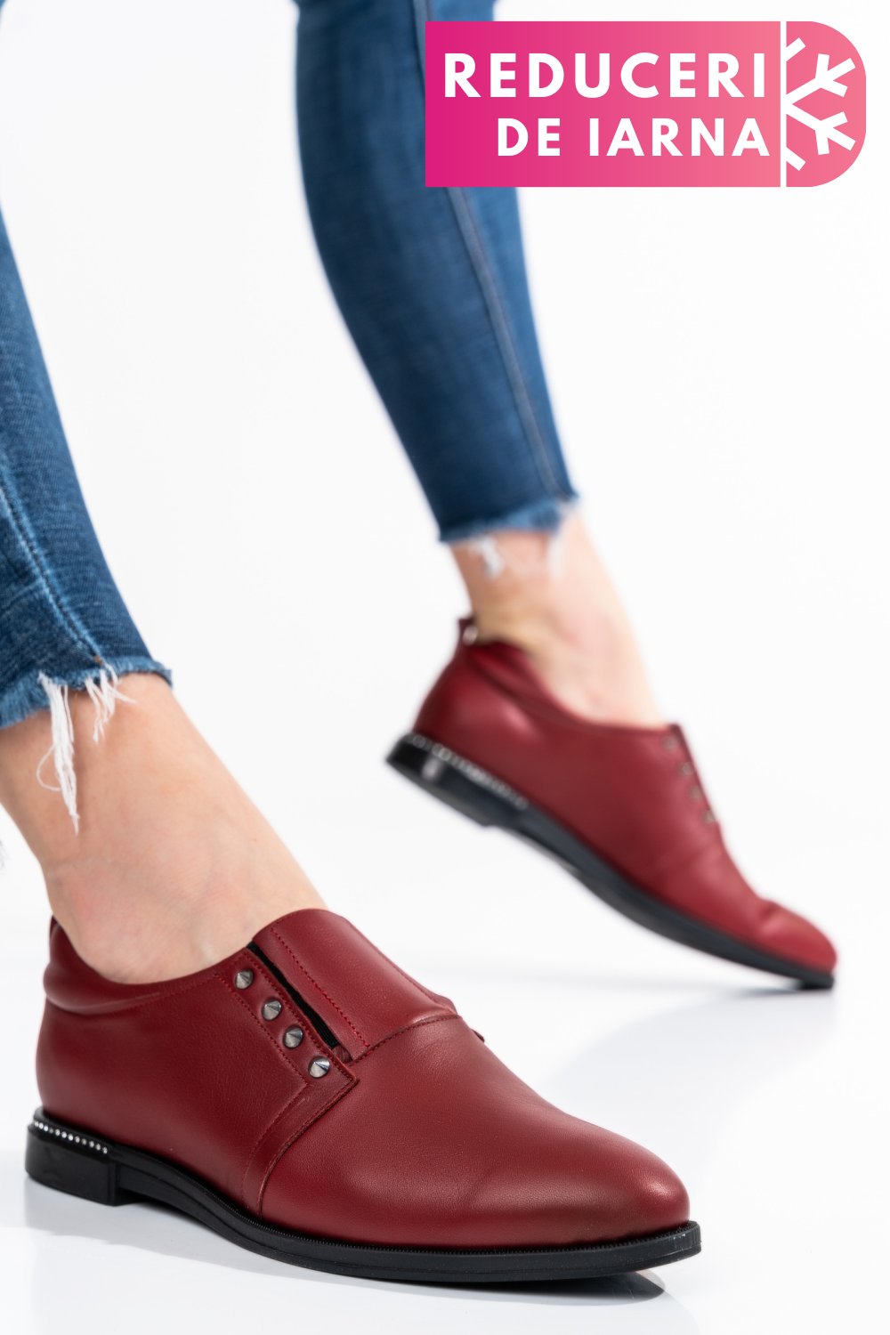 PANTOFI VISINU PIELE NATURALA 2PC019