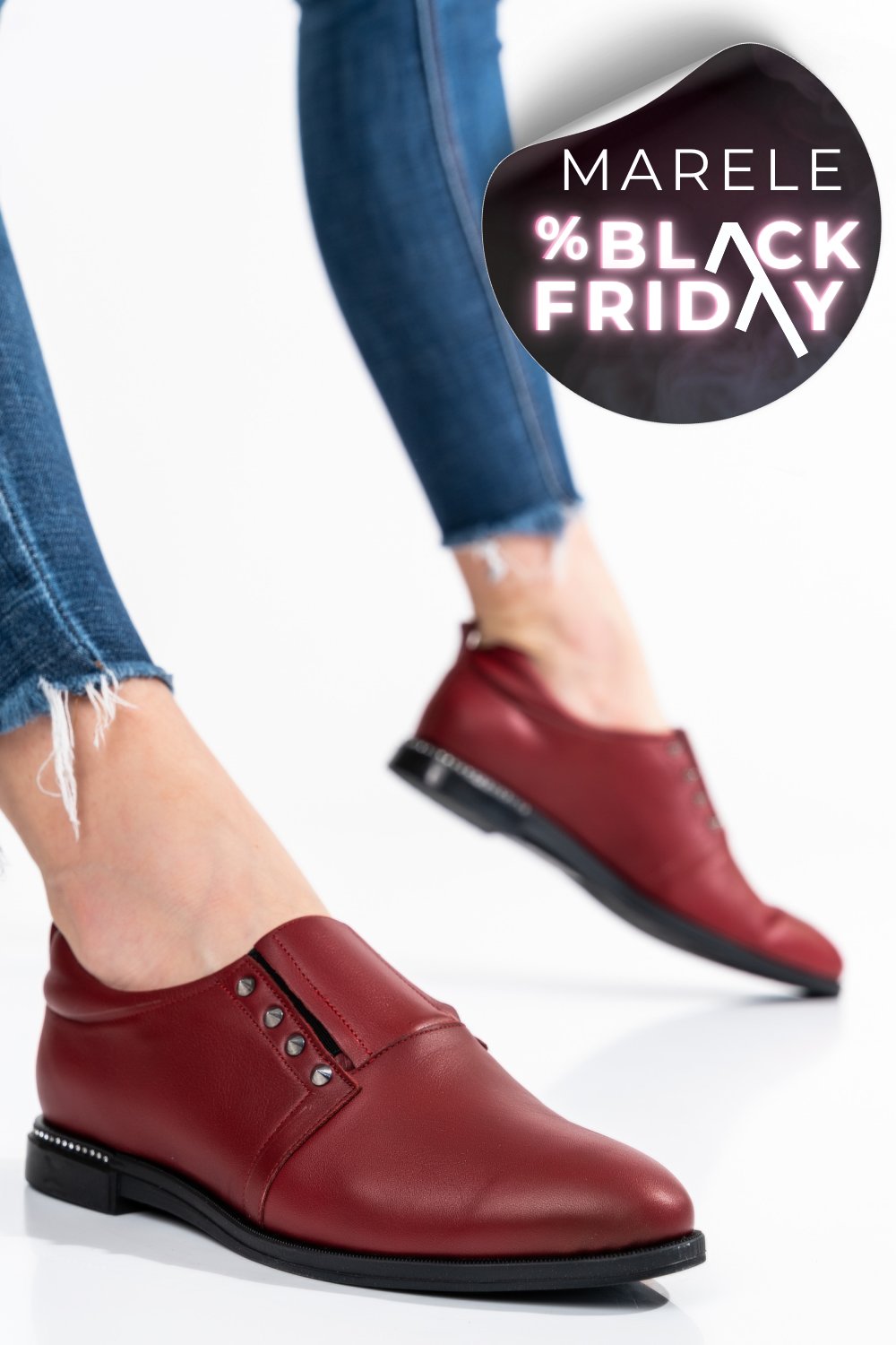 PANTOFI VISINU PIELE NATURALA 2PC019