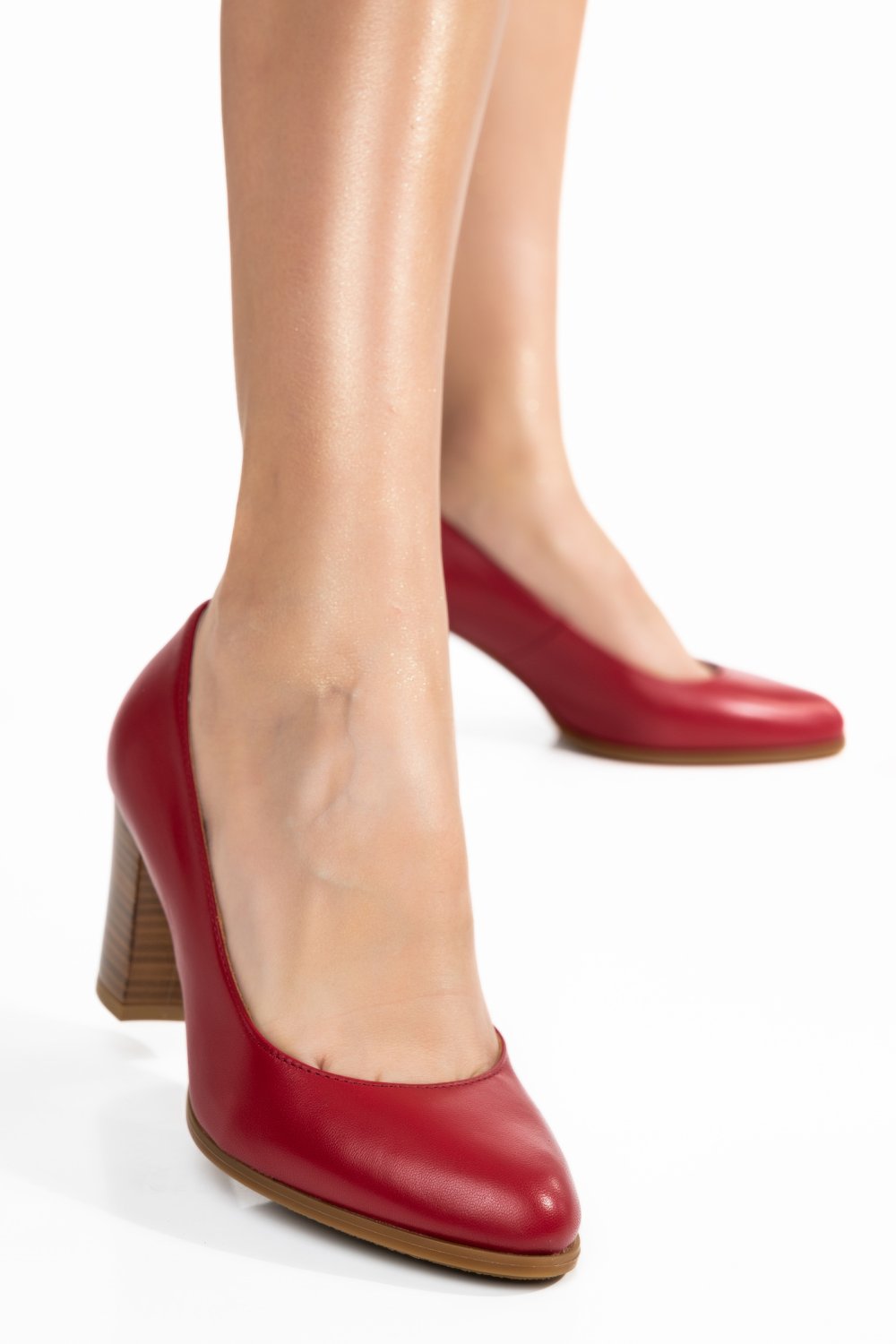 PANTOFI ROSII PIELE NATURALA 2S77015