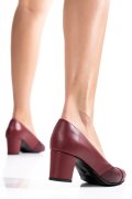 PANTOFI WINE PIELE NATURALA 3S77020