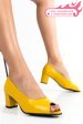 Pantofi galbeni piele naturala 1s77515