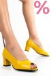 Pantofi galbeni piele naturala 1s77515