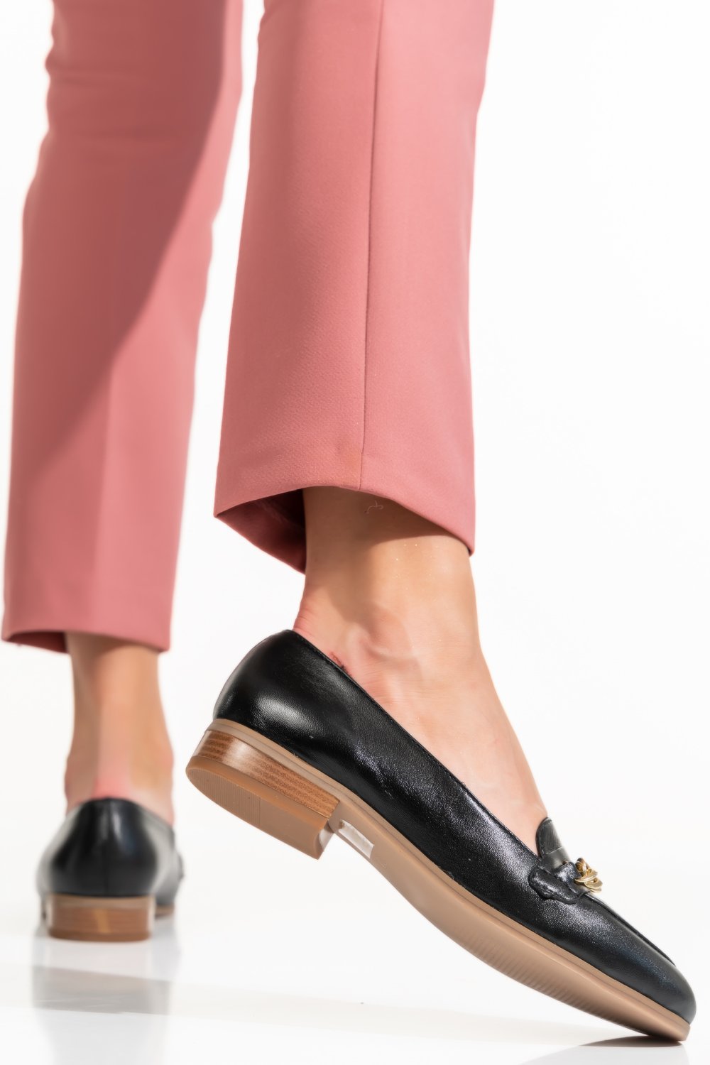 MOCASINI DAMA PIELE NATURALA NEGRI 9S77235