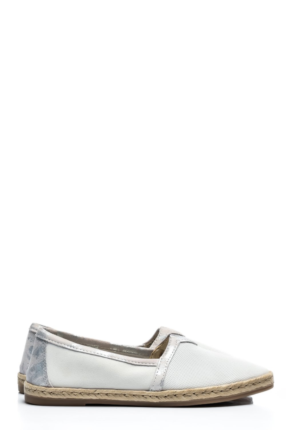 ESPADRILE BEJ PIELE NATURALA INTOARSA WS77S-142R04