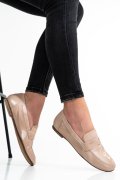 MOCASINI NUDE PIELE NATURALA LACUITA 4S777658