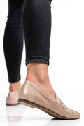 MOCASINI NUDE PIELE NATURALA LACUITA 4S777658