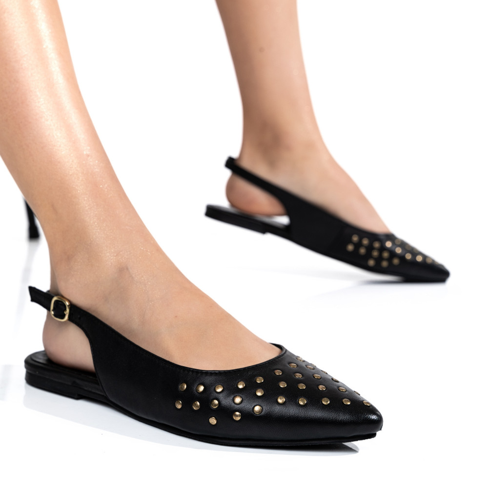 PANTOFI NEGRI PIELE NATURALA 7S77328