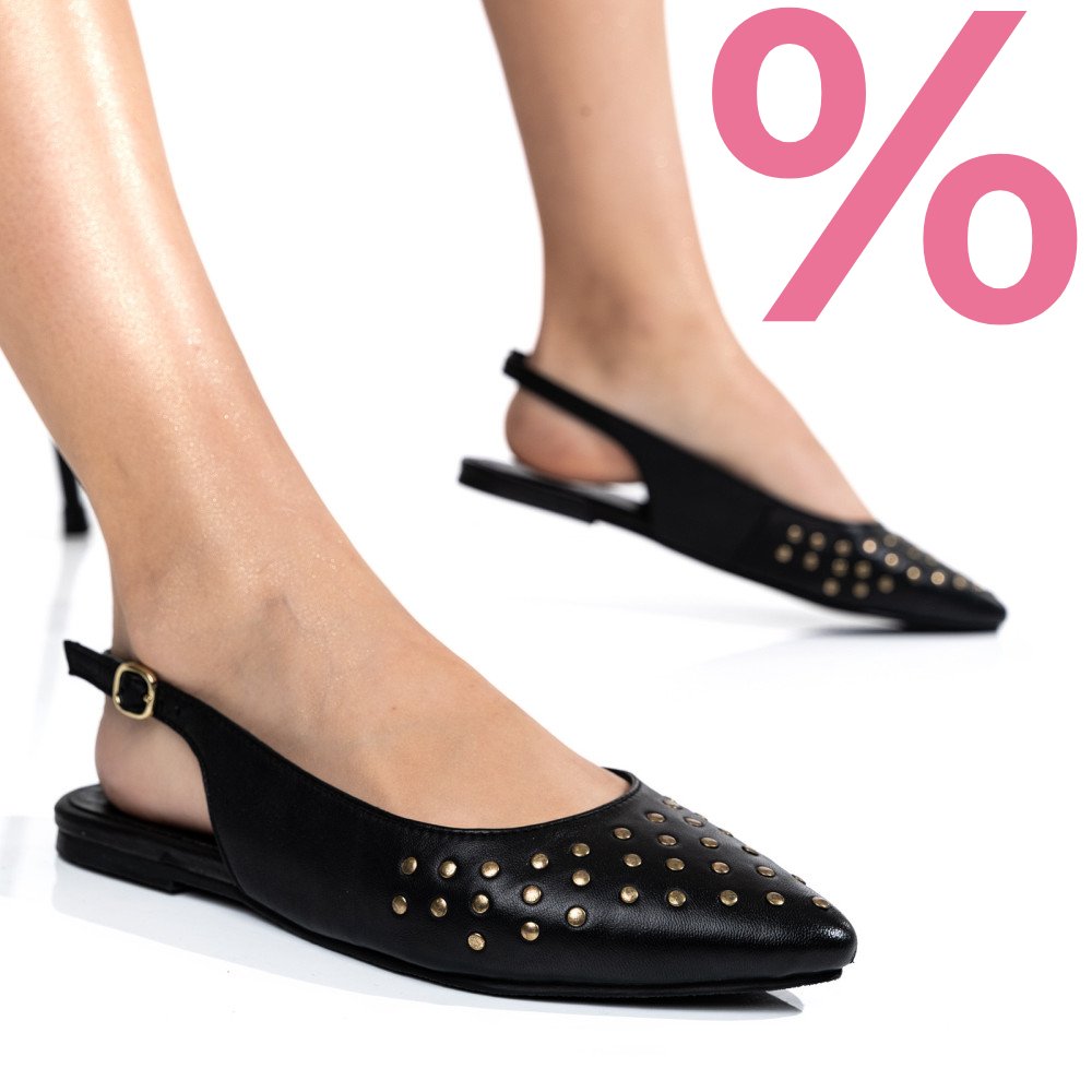 PANTOFI NEGRI PIELE NATURALA 7S77328