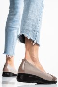 PANTOFI BEJ PIELE NATURALA 231694NPK