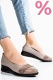 Pantofi bej piele naturala 231694npk