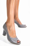 PANTOFI GRI PIELE NATURALA LACUITA 0S77863P