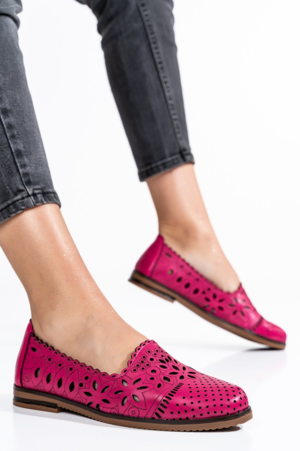 BALERINI FUCHSIA PIELE NATURALA APCK2030