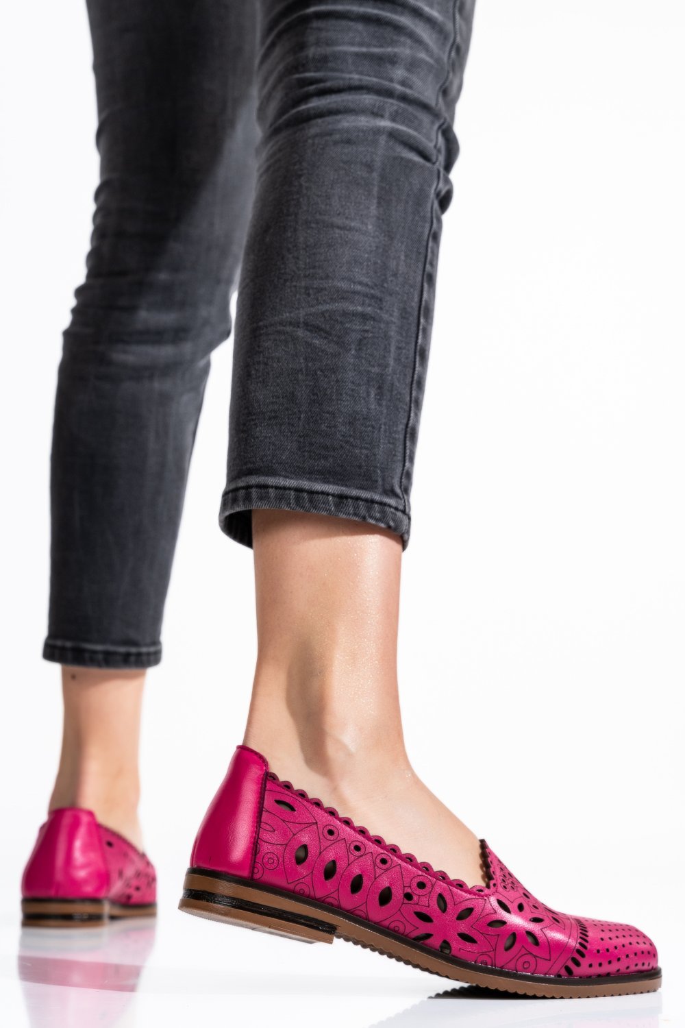 BALERINI FUCHSIA PIELE NATURALA APCK2030