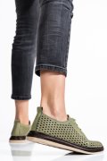 PANTOFI OLIVE PIELE NATURALA APCK660