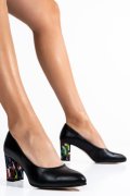 PANTOFI NEGRU PICASSO PIELE NATURALA 3S77015