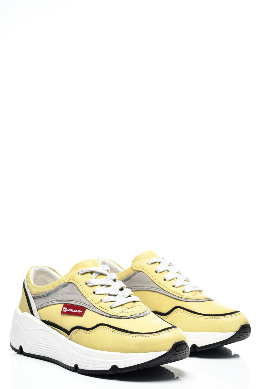 PANTOFI GALBENI PIELE NATURALA 3S7755265-1