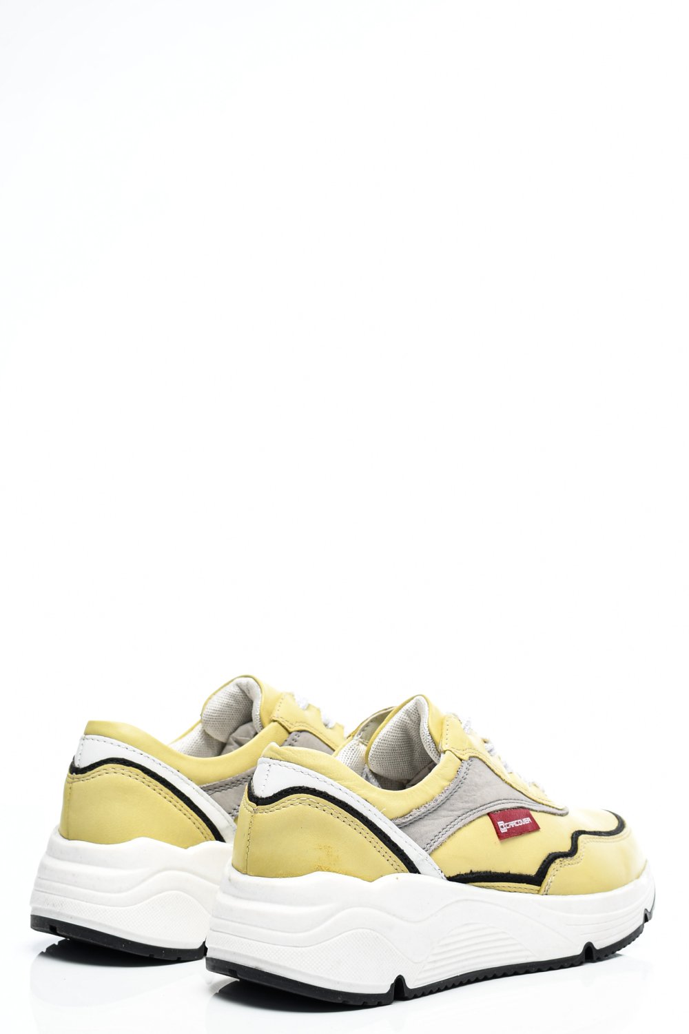 PANTOFI GALBENI PIELE NATURALA 3S7755265-1