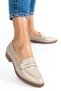 PANTOFI BEJ PIELE NATURALA 8S77278B