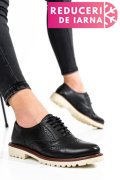 PANTOFI FEMEI PIELE NATURALA NEGRI 8S77877