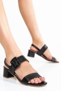 SANDALE FEMEI PIELE NATURALA NEGRE 8S77271