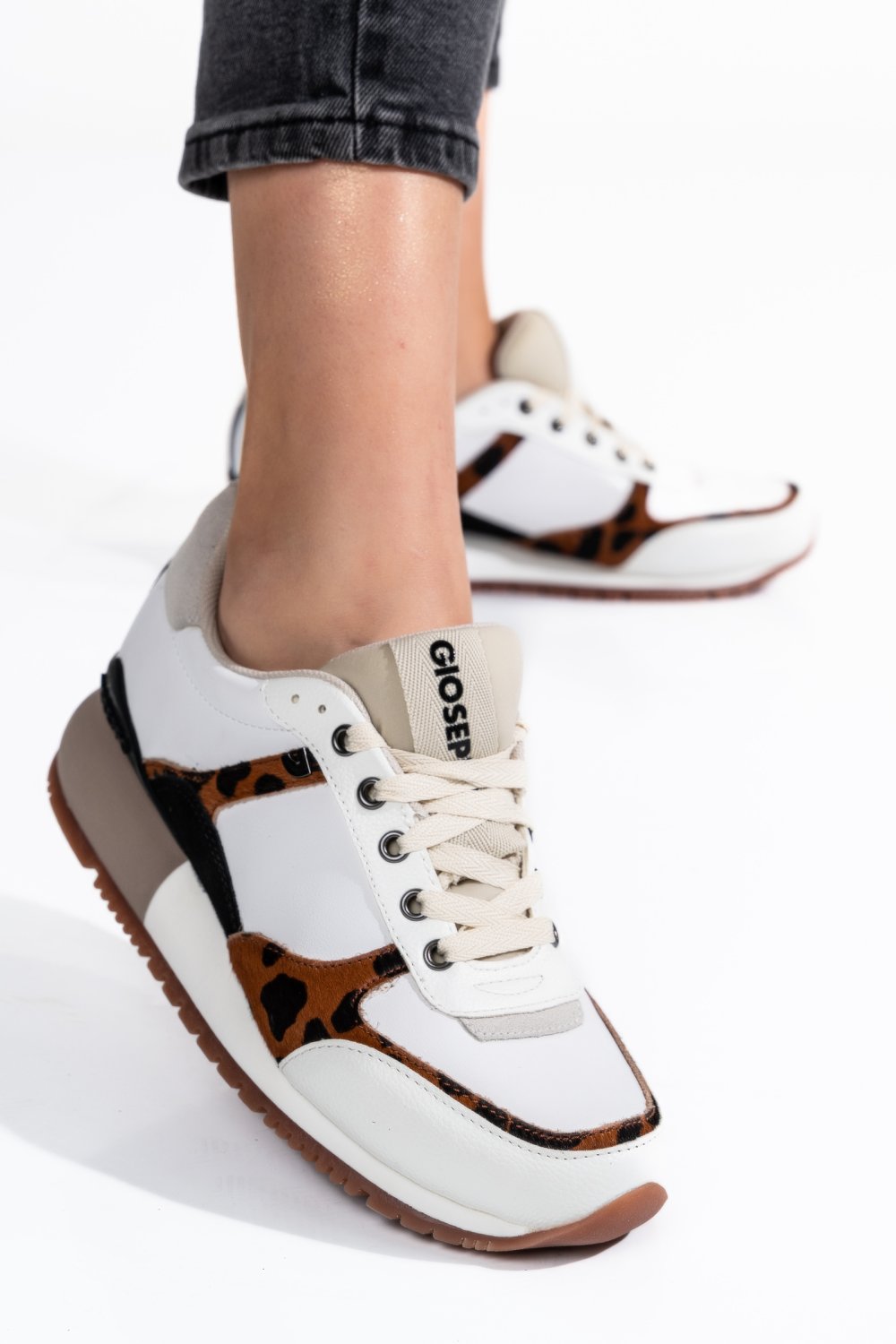 PANTOFI SPORT ALBI 60830P