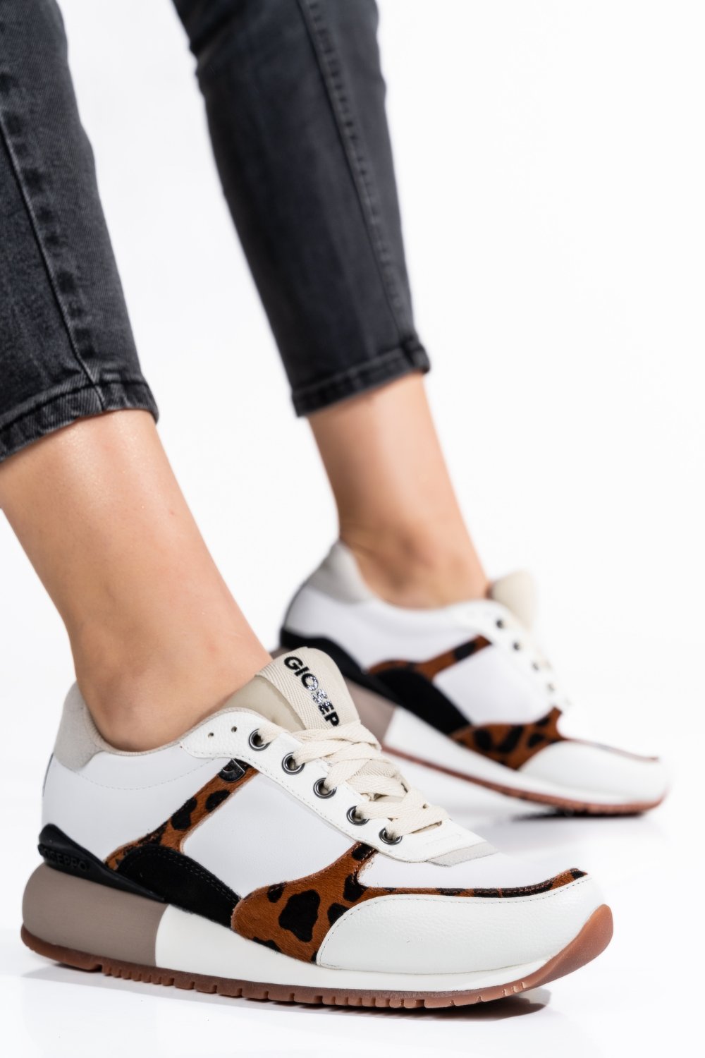 PANTOFI SPORT ALBI 60830P
