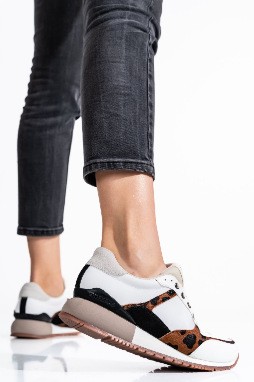 PANTOFI SPORT ALBI 60830P