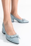 PANTOFI LIGHT BLEU PIELE NATURALA 1PC455