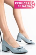 PANTOFI LIGHT BLEU PIELE NATURALA 1PC455