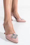PANTOFI ROZ PIELE NATURALA 1S77823