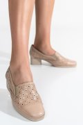 PANTOFI NUDE PIELE NATURALA 0LCY03E0