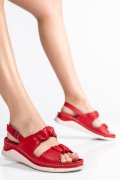 SANDALE ROSII PIELE NATURALA 1S77053