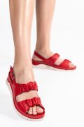 SANDALE ROSII PIELE NATURALA 1S77053