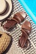 Sandale maro piele naturala 8s77921
