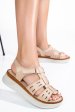 Sandale bej piele naturala apckd20015