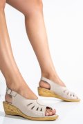 SANDALE BEJ PIELE NATURALA IPCNGRID