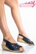 Sandale bleumarin piele naturala ipcngrid