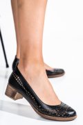 PANTOFI NEGRI PIELE NATURALA APCK4000