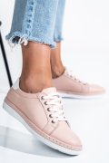 PANTOFI SPORT ROZ PIELE NATURALA ASPKD002